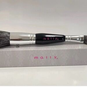 Mally Beauty Dual-Ended Brush - Black, Silver, and Pink